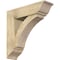 Ekena Millwork Thorton Traditional Rough Sawn Bracket w/ Offset Brace, Douglas Fir, 8"W x 28"D x 28"H BKT0806X28X28THR01RDF - alternate 1